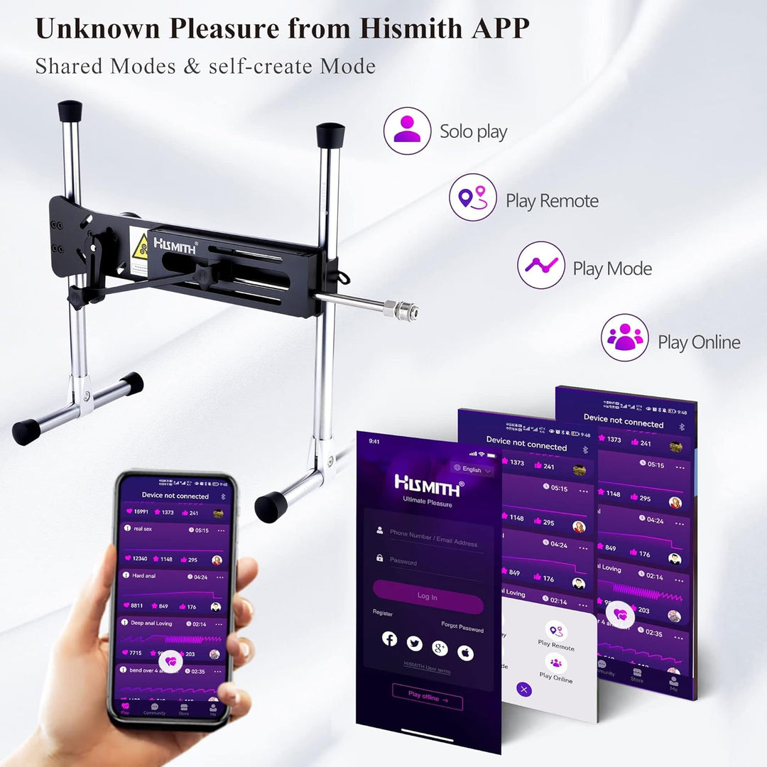 3.0 Pro Sex Machine with Kliclok System & APP Control