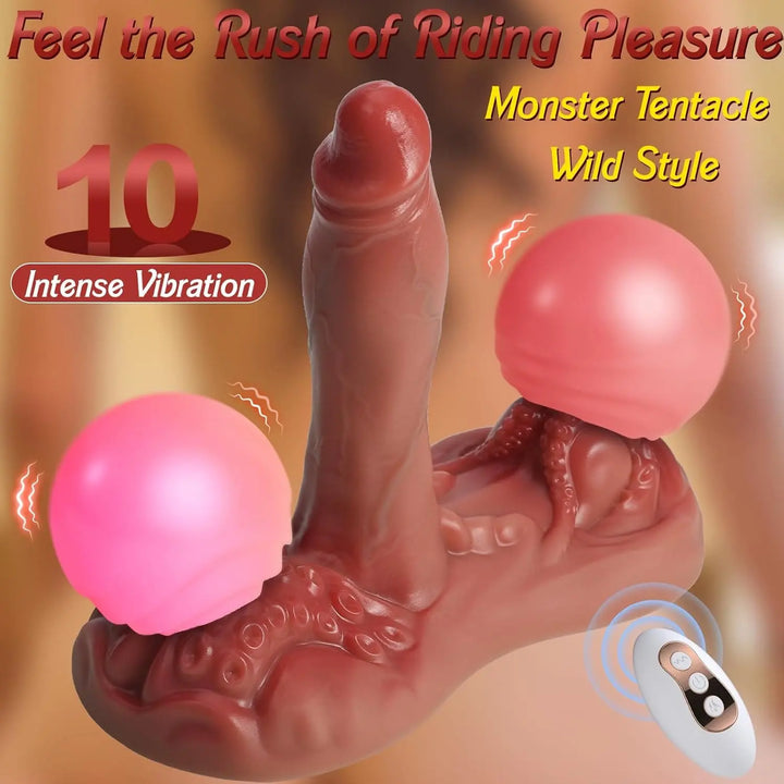 Drake 4 in 1 Sit and Ride Monster Dildo