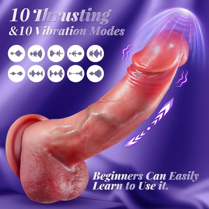 Floe 6.7" Realistic Thrusting Dildo - Small