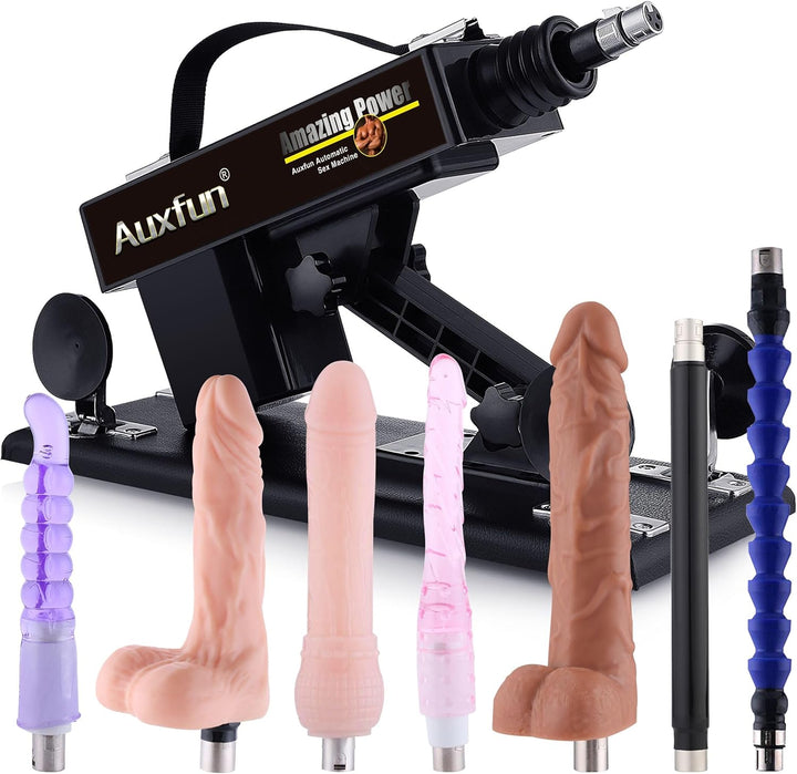 7-in-1 Thrusting Sex Machine for Couples & Solo Play with 7 Attachments