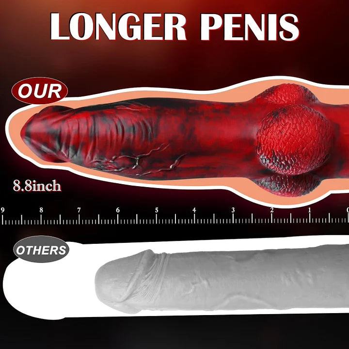 Kinkz 8.7" x 8.2" Fantasy Monster Thrusting Dildo