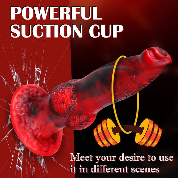 Kinkz 8.7" x 8.2" Fantasy Monster Thrusting Dildo