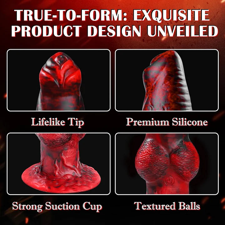 Kinkz 8.7" x 8.2" Fantasy Monster Thrusting Dildo