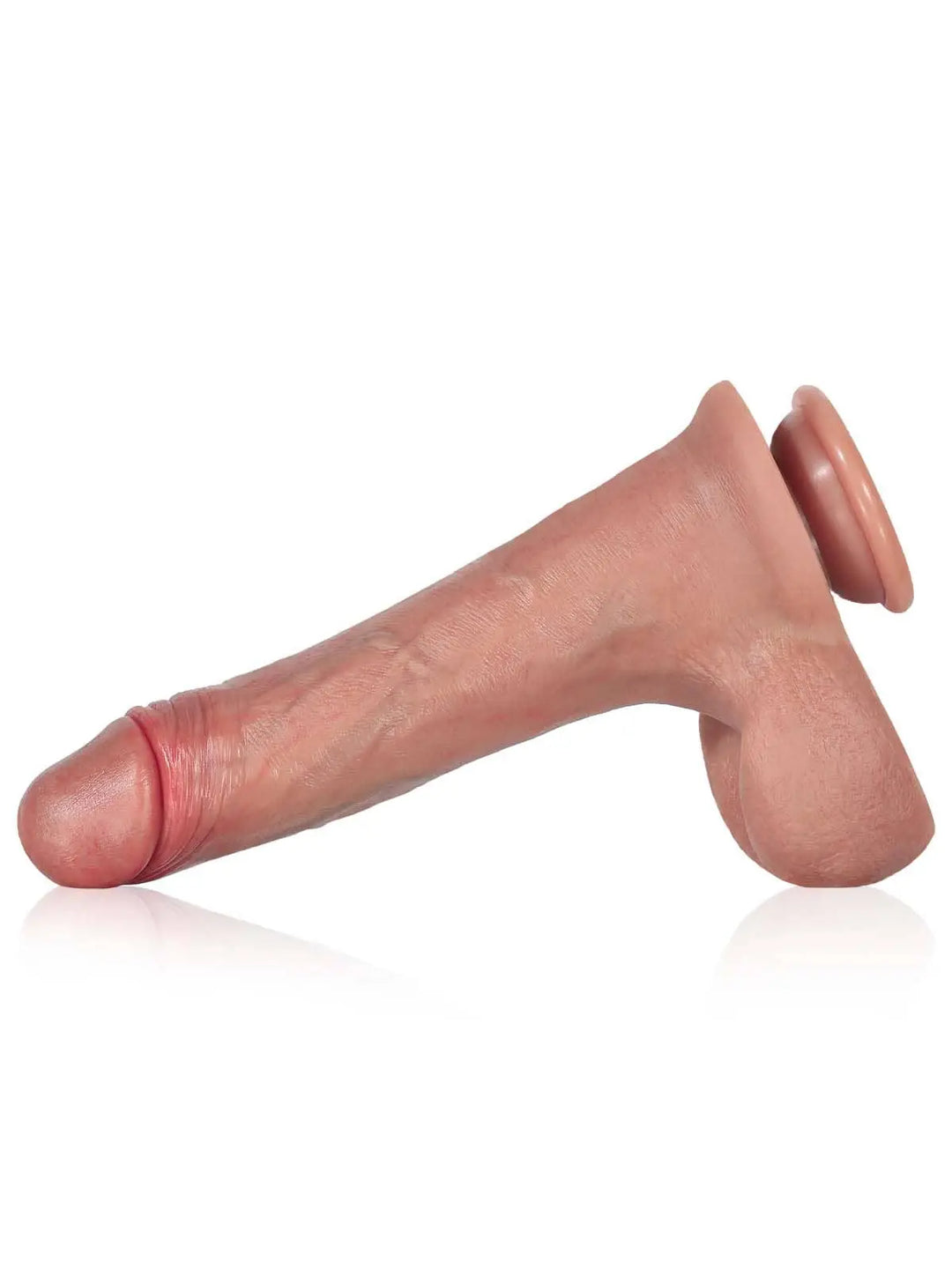 Zuno Pulsar 9" x 2" Pulse Glide Skin Thrusting Dildo