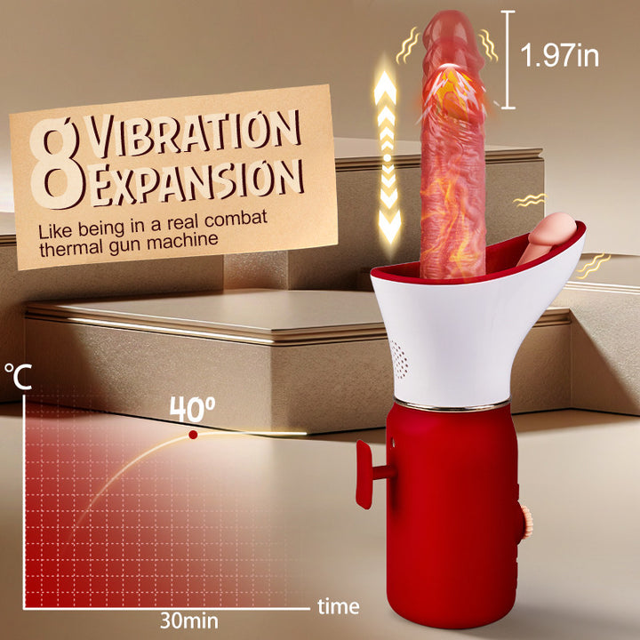 Xavier - Multifunctional 6-in-1 Penis Gun Machine, Exquisite Gift Box Packaging