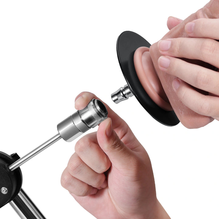 Premium Metal Thrusting Sex Machine with Wired Remote & Suction Base（Equipped with Realdick dildo）