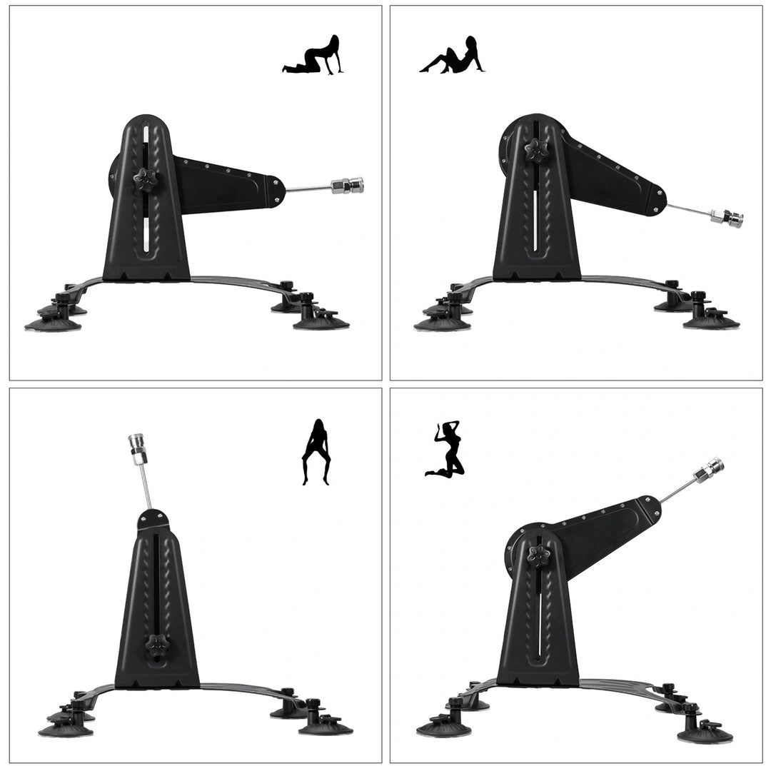 Premium Thrusting Sex Machine with Wired Remote & Full Dildo Attachments