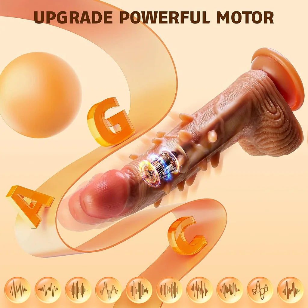 Sophie 5 Telescopic & 10 Vibrating Dildos With Heated Anal Dildos