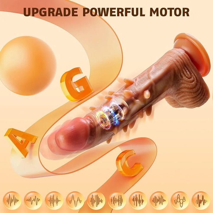 Sophie 5 Telescopic & 10 Vibrating Dildos With Heated Anal Dildos