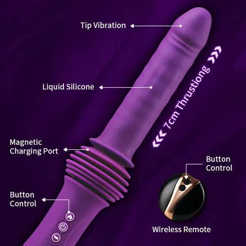 Maja Powerful Heating Thrusting Vibrating 3IN1 Machine