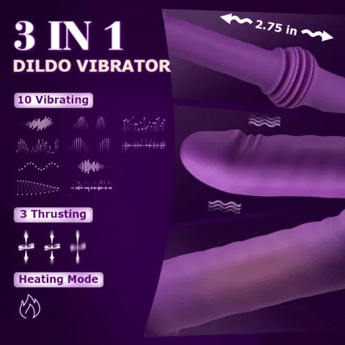 Maja Powerful Heating Thrusting Vibrating 3IN1 Machine