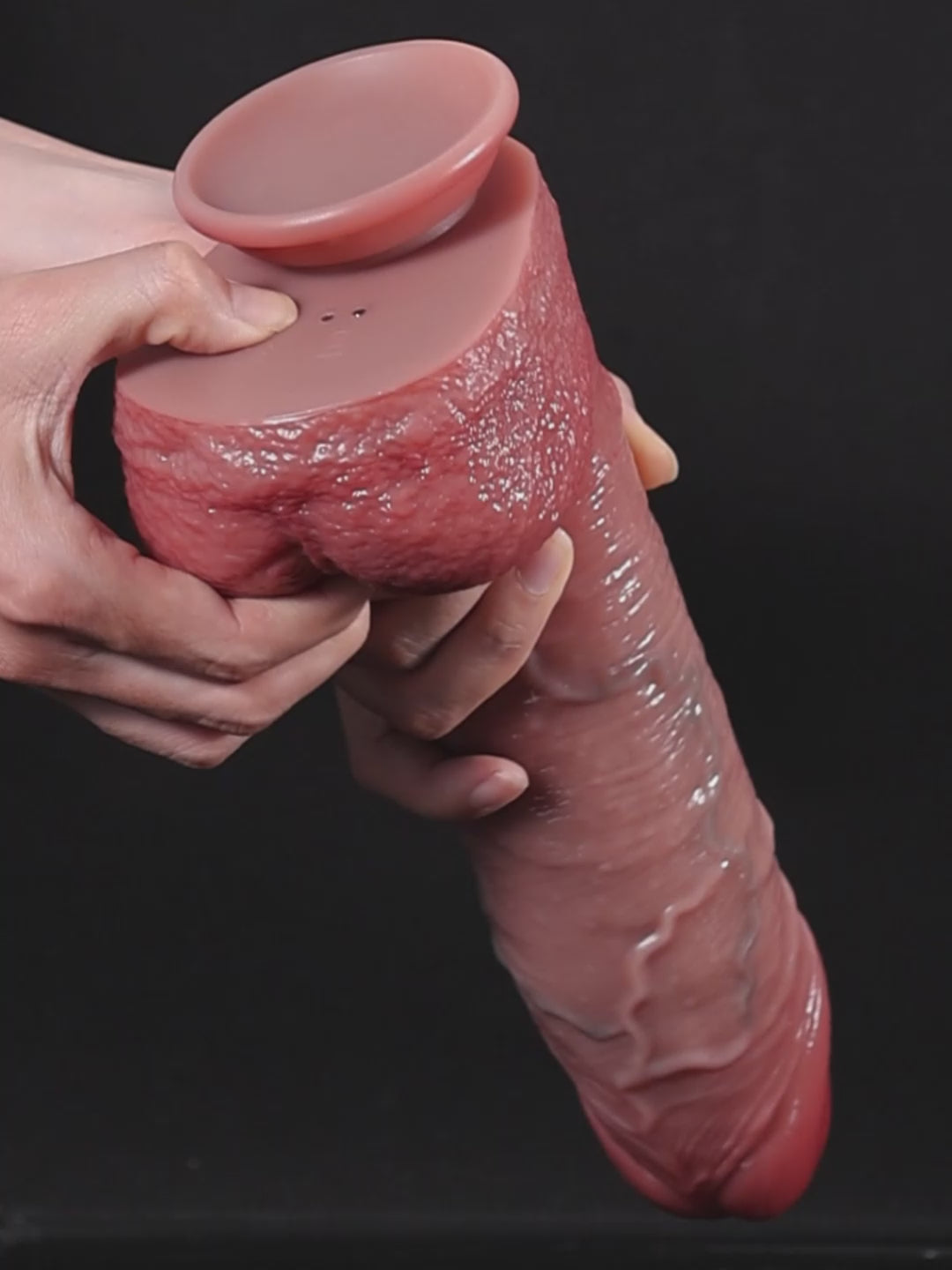 Forge - 10" x 2.3" Thick Realistic Vibrating Thrusting Dildo