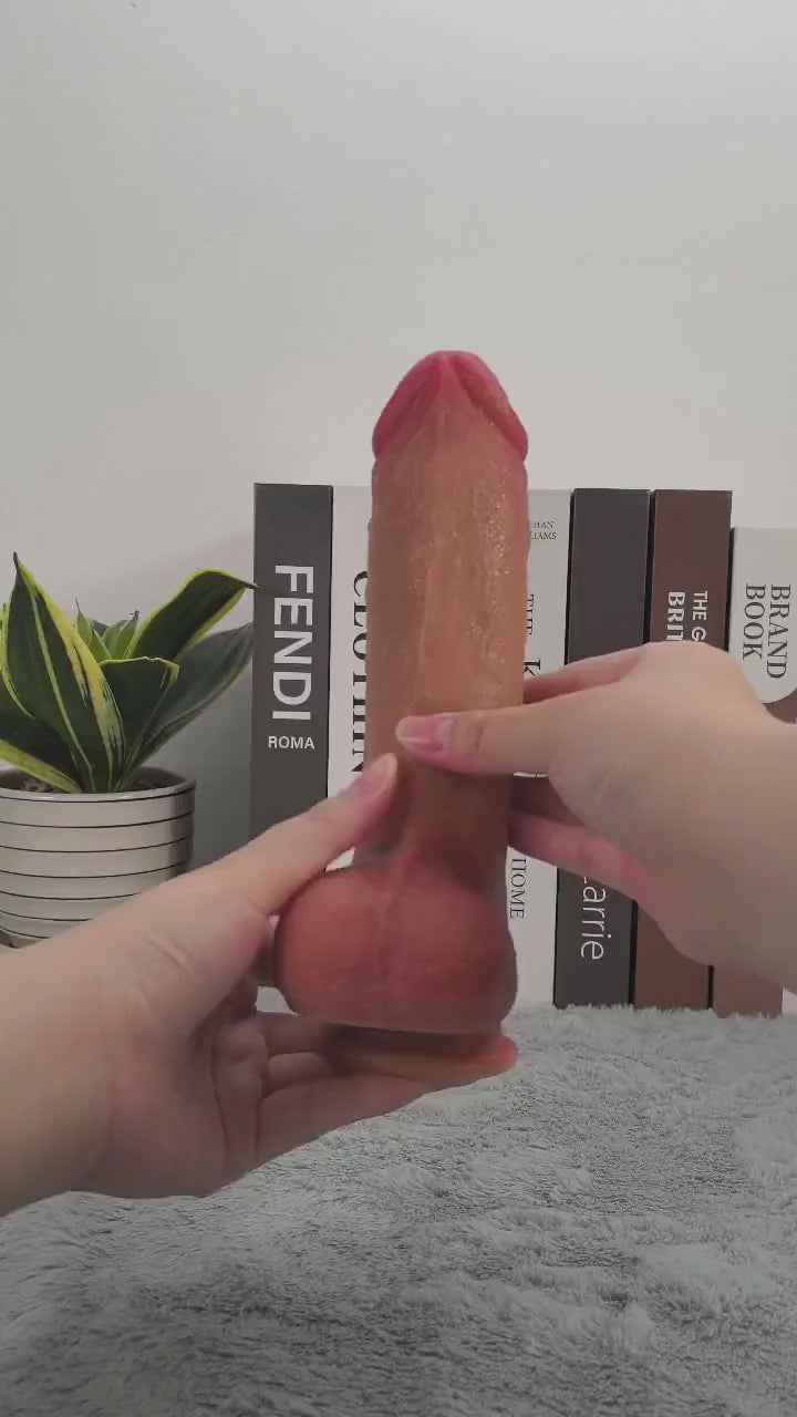 Rogue 8.6" x 1.7" Sliding Skin Thrusting Small Dildo